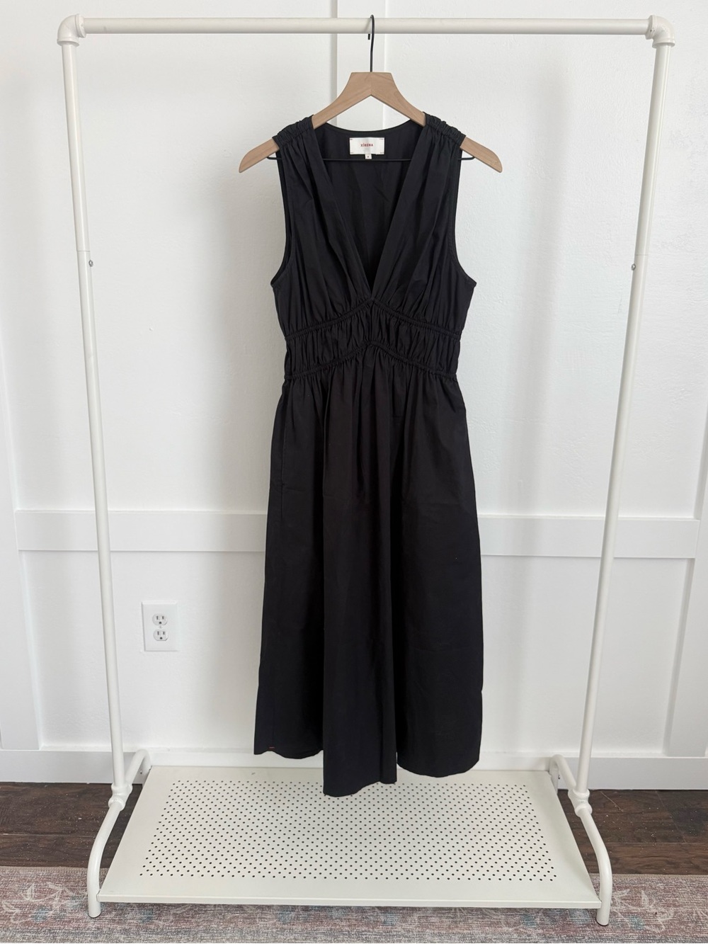 Xirena Cyra Black Midi Dress